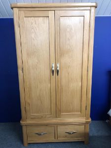 Picture of Stow Natural Oak 2 Door Robe 