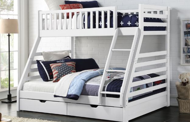 Picture of Space Bunk Bed with 3ft & 4ft Sophie Mattress