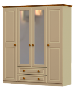 Picture of Troscan 4 Door 2 Drawer 2 Mirror Robe