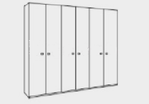 Picture of Kate 6 door Wardrobe