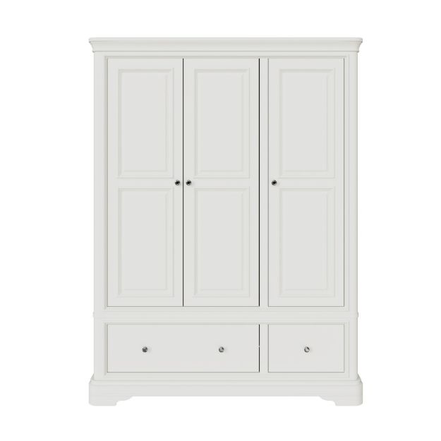 Picture of Mabel 3 Door 2 Drawer Wardrobe (White)