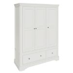 Picture of Mabel 3 Door 2 Drawer Wardrobe (White)