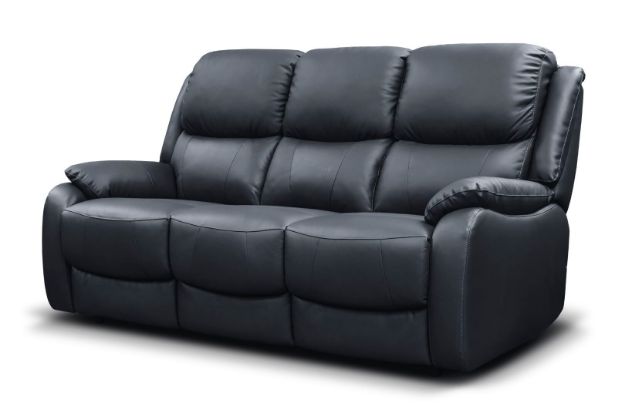 Picture of Parker 3 Seater Fixed (Leather)