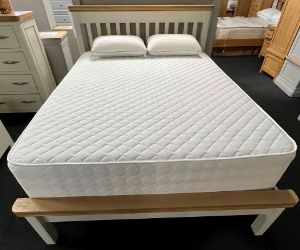 Picture of Stow Painted 4ft6 Slatted Bedframe (White)