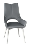 Picture of Spinello Leather Swivel Dining Chair