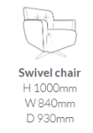 Picture of Memphis Swivel Chair 