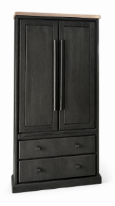 Picture of Tommy Standard Wardrobe - Oak/Natural Black