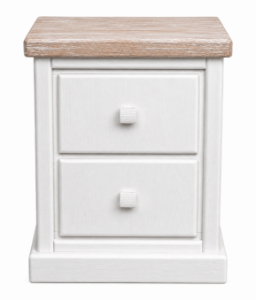 Picture of Tommy Bedside Locker  - Oak/ Oxford White 