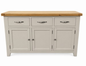 Picture of Paris Painted 3 door 3 drawer sideboard 