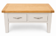 Picture of Paris Painted Coffee table with Drawers 
