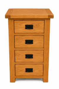 Picture of Paris Oak 4 Drawer Tallboy 