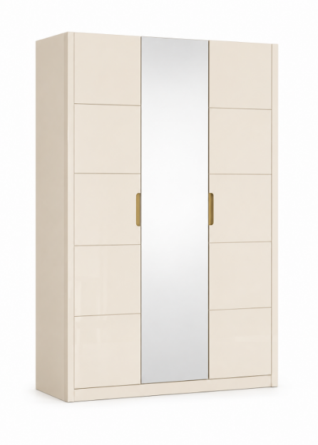 Picture of Opulent 3 Door Wardrobe with one mirror