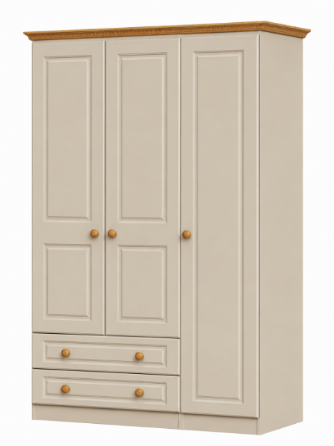 Picture of Troscan 3 Door 2 Drawer Robe