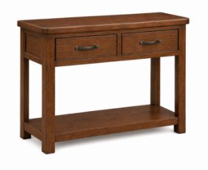 Picture of Roma Walnut 2 Drawer Console Table