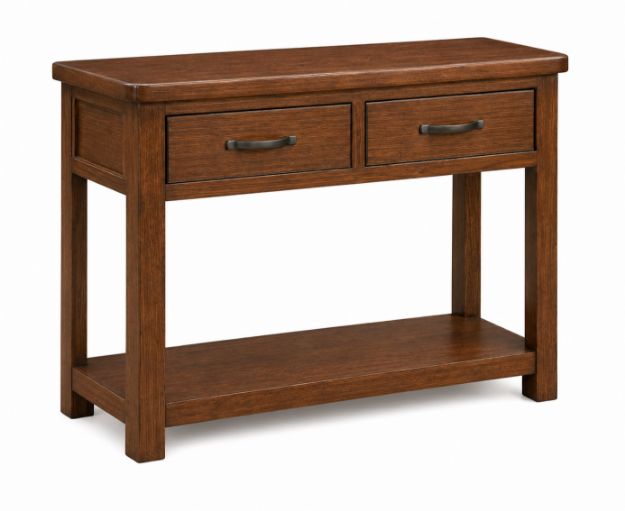 Picture of Roma Walnut 2 Drawer Console Table