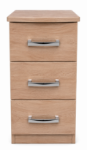 Picture of Miami 3 Drawer Bedside Chest