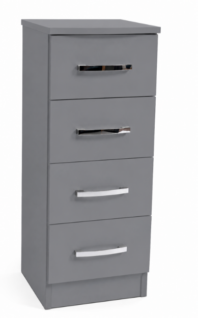 Picture of Miami 4 Drawer Bedside Chest