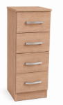 Picture of Miami 4 Drawer Bedside Chest