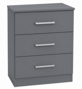 Picture of Miami 3 Drawer Midi Chest 