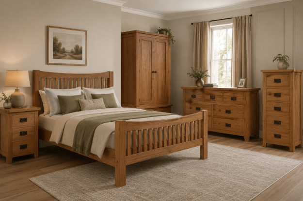 Picture of Paris Oak Bedroom
