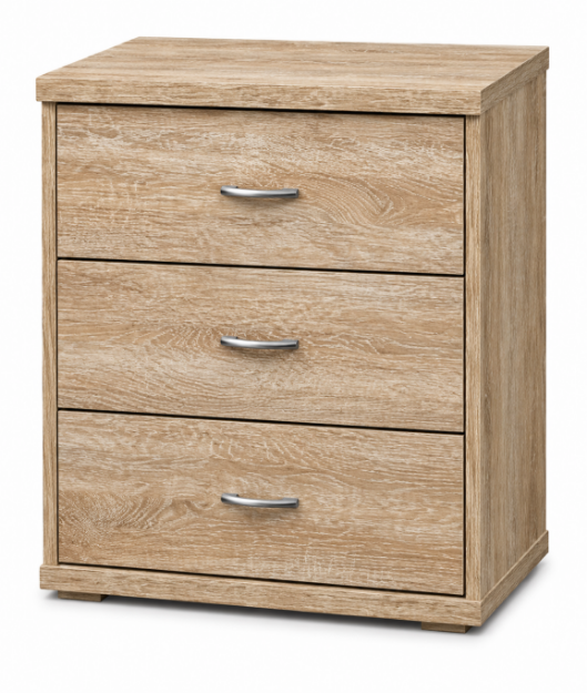 Picture of Dakar 2:  3 Drawer Bedside